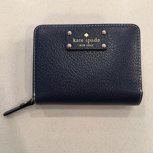 Kate Spade Navy Blue Grove Street Tellie Wallet